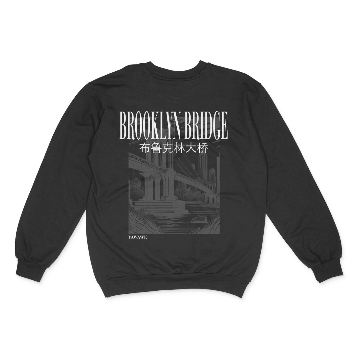 Brooklyn Bridge Premium Faded Pullover