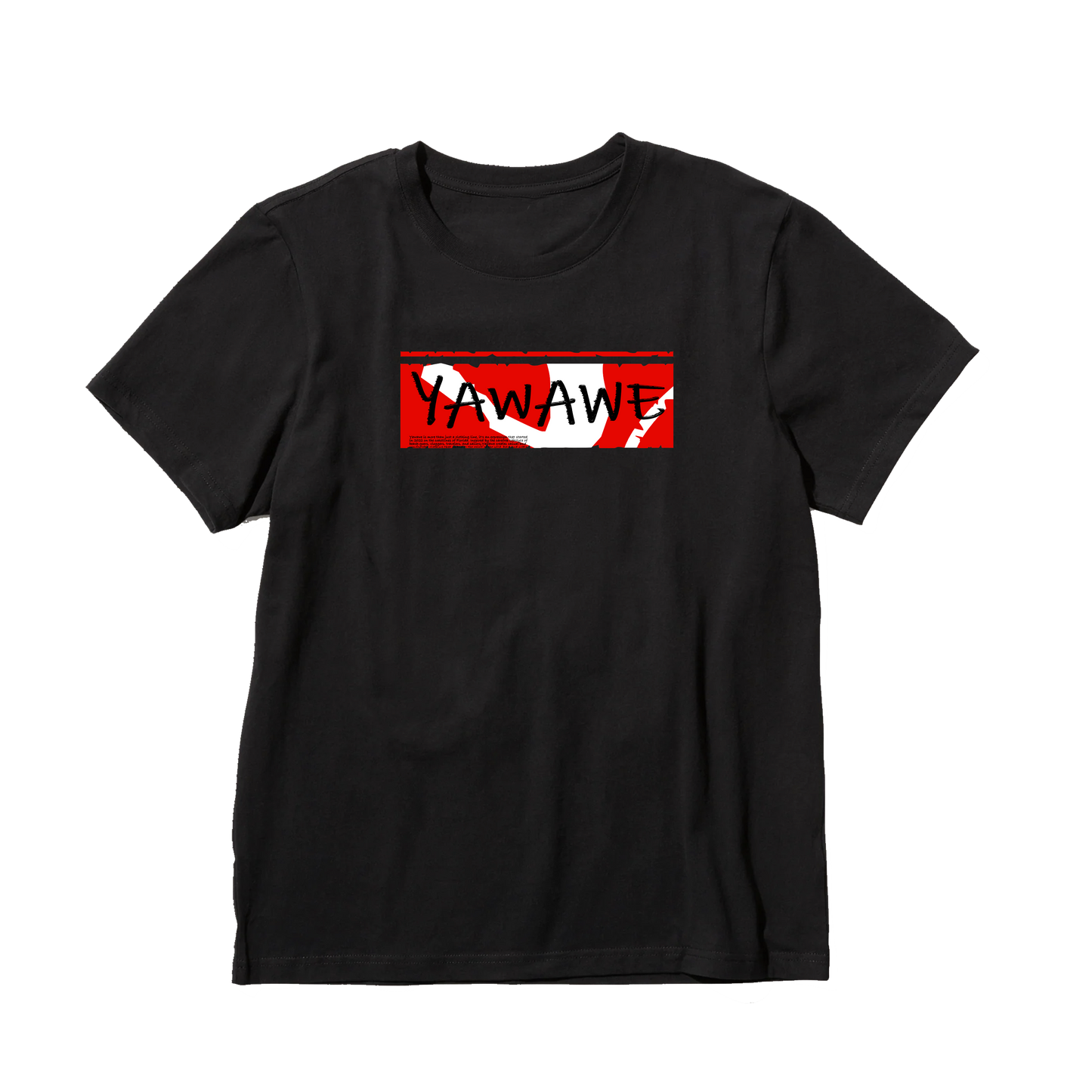 Red & White Yawawe Premium Organic T-Shirt